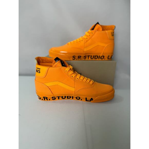 New In Box Vans OTW Sk8-Hi Clash the Wall SR. Studio LA. CA Orange 8 M 9.5 W - Picture 9 of 14